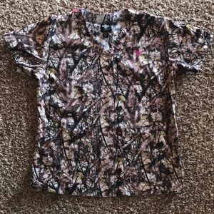 Med Couture Camo scrub top XS